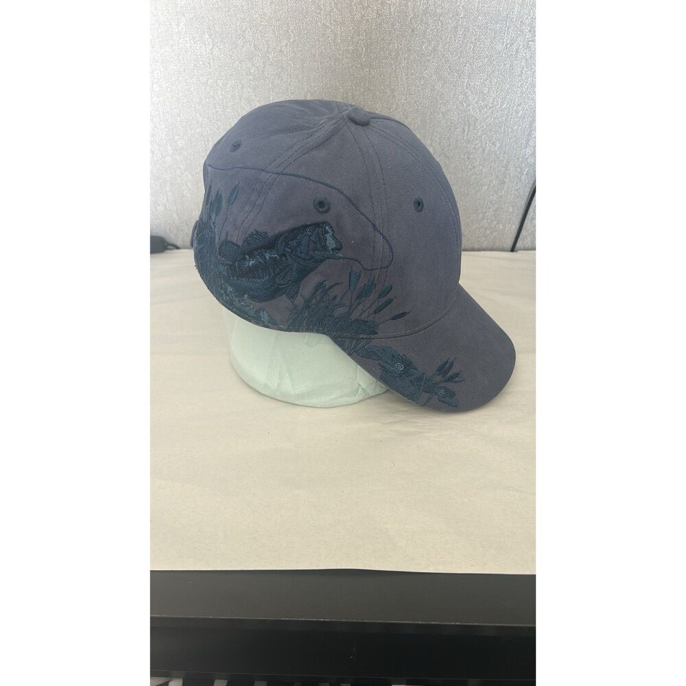 Dri Duck Cap Wildlife Series Muskie Blue Embroidered